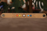 Polyhedral Dice Pride bracelet - Aroace flag