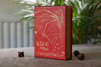 Red Dragon Caster Compendium - gold inlay