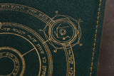 Conjurer notebook - gold inlay