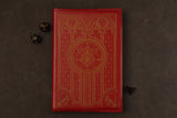 Undead King notebook - red with gold inlay