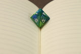 Conjurer notebook - green Galaxy with gold inlay