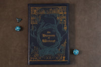 Witch notebook - blue with gold and blue inlay