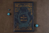 Witch notebook - blue with gold and blue inlay