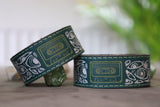 The Statement bracelet - green with green and white inlay