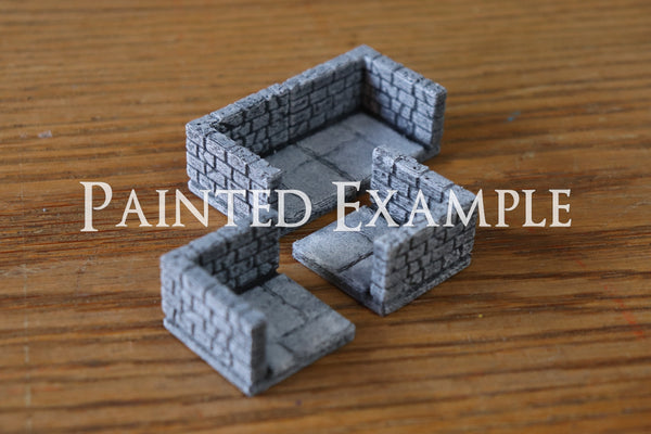 Modular Terrain - Corners - Unpainted